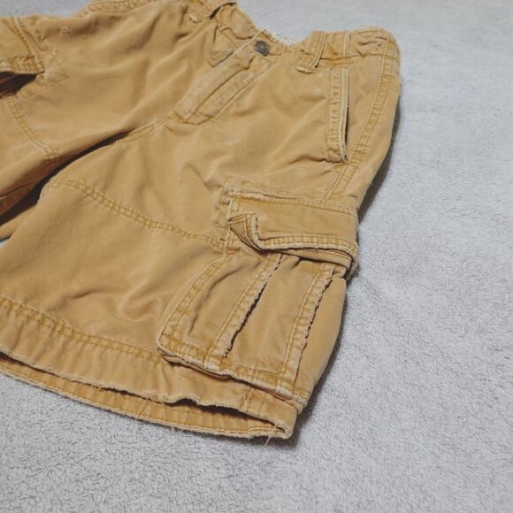 Vintage Abercrombie &‎ Fitch Cargo Shorts Khaki Y2K Paratrooper - Picture 11 of 16